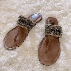 Circus by Sam Edelman ‘Mirielle’ leather thong sandal